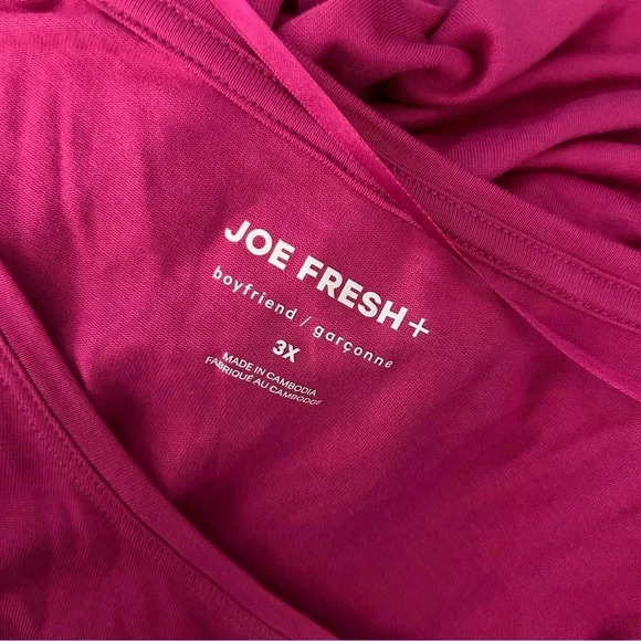 ❤️NWT Joe  Fresh Boyfriend Top 3X - Picture 5 of 12